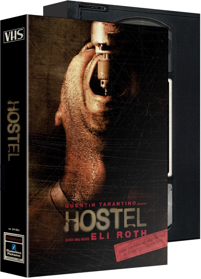 Hostel (2005) VHS-Edition, Extended Edition, Limited Edition, 2 Blu-rays + 2 DVDs