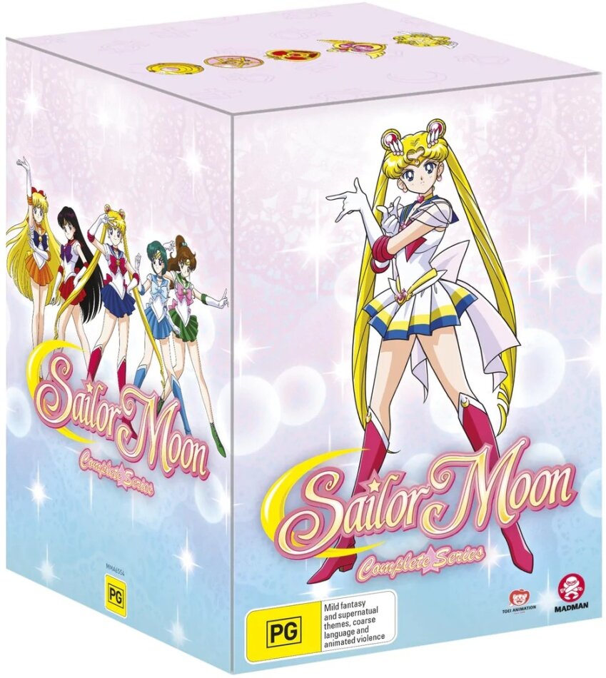 Sailor Moon - Complete Series: Seasons 1-5 (Australian Edition) Limited Edition, Remastered, 27 Blu-rays