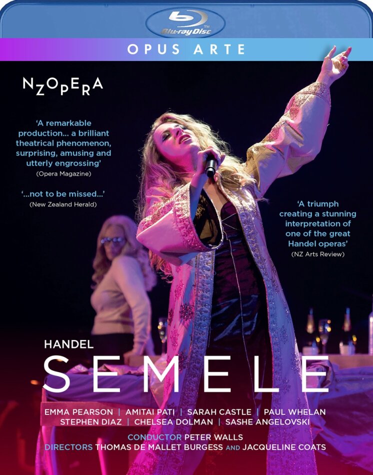 New Zealand Opera Baroque Orchestra, New Zealand Opera Chorus, Holy Trinity Cathedral Choir, Emma Pearson & Peter Walls - Semele
