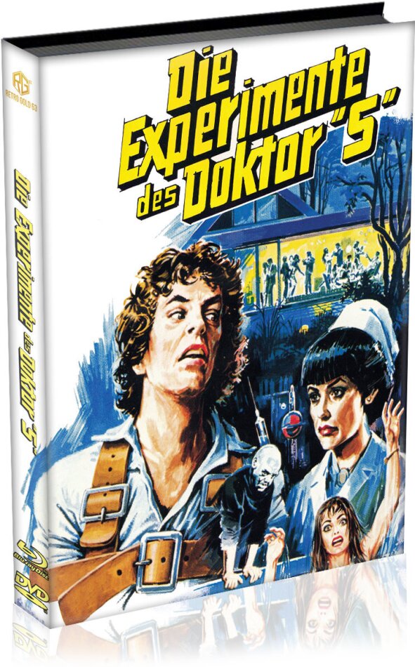 Die Experimente des Doktor "S" (1981) Cover B, Wattiert, Limited Edition, Mediabook, Blu-ray + DVD