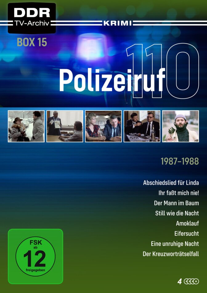 Polizeiruf 110 - Box 15 DDR TV-Archiv, 4 DVDs
