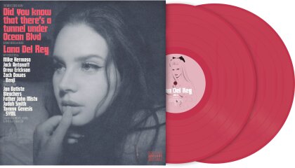 Lana Del Rey - Did You Know That There's A Tunnel Under Ocean Blvd (CH Exclusive, Retail Exclusive Alt Cover, &Eacute;dition Limit&eacute;e, Dark Pink Vinyl, 2 LP)