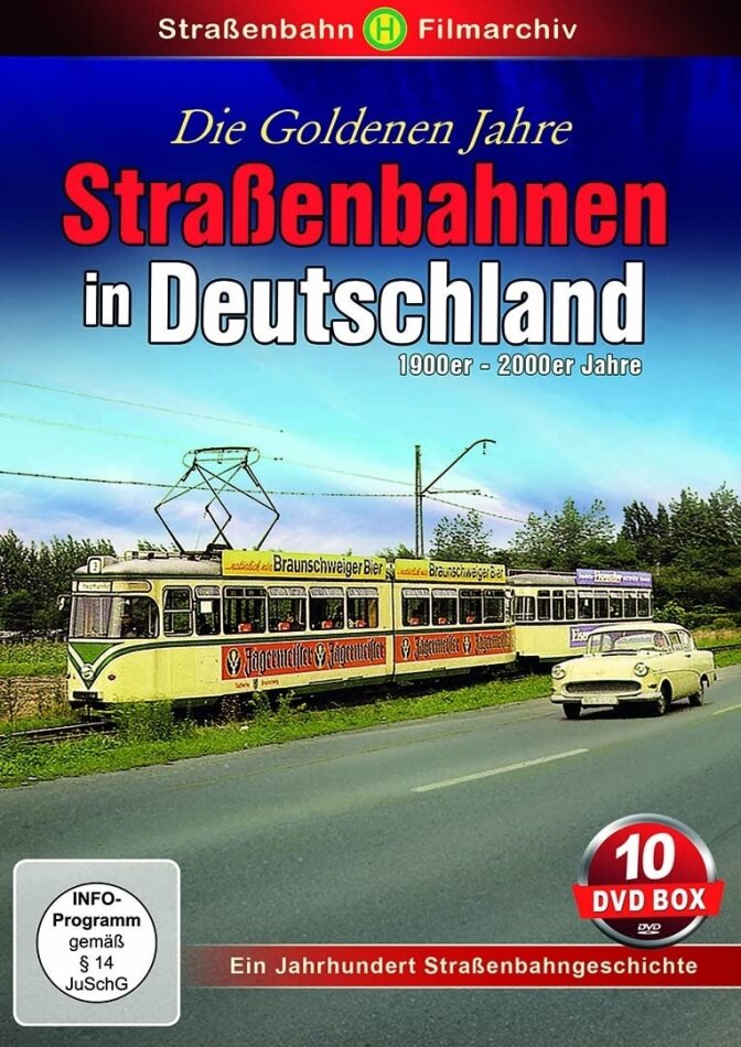 Strassenbahnen in Deutschland - Die goldenen Jahre 10 DVDs
