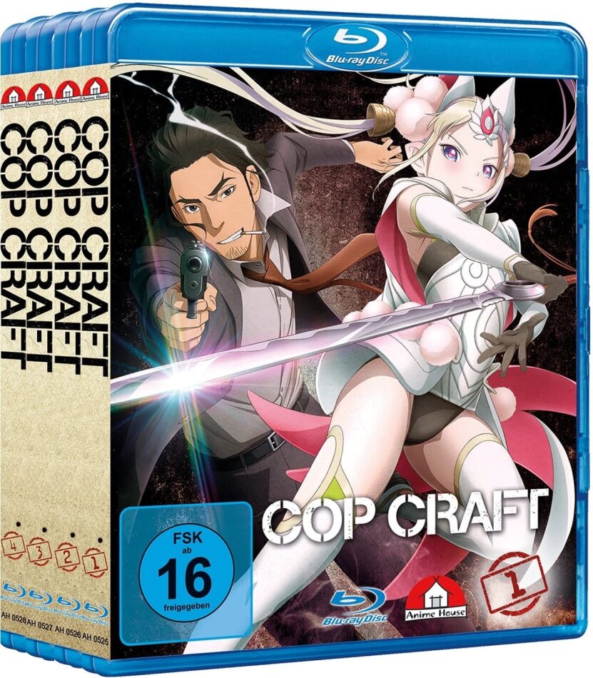 Cop Craft - Vol. 1-4 Gesamtausgabe, 4 Blu-rays