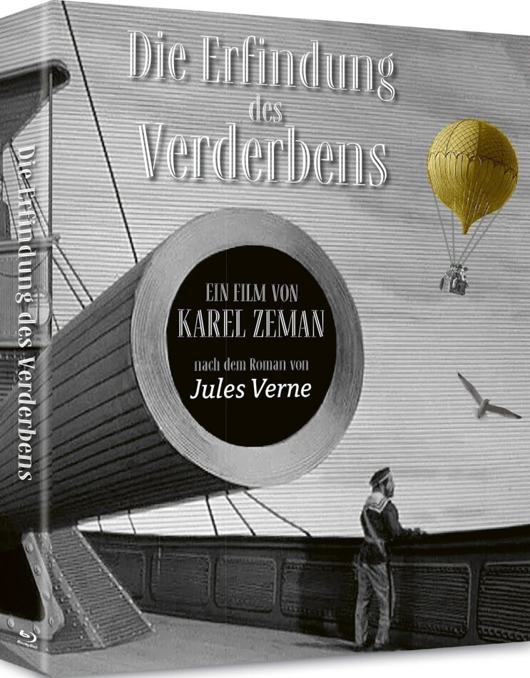 Die Erfindung des Verderbens (1958) Digipack, Cover B, Limited Edition, Restaurierte Fassung, Blu-ray + DVD + CD