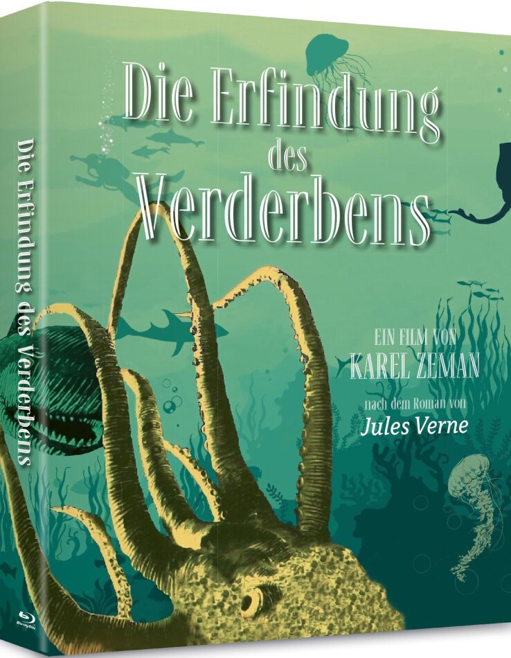 Die Erfindung des Verderbens (1958) Digipack, Cover A, Limited Edition, Restaurierte Fassung, Blu-ray + DVD + CD