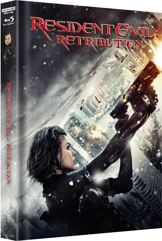 Resident Evil 5 - Retribution (2012) Cover A, Limited Edition, Mediabook, 4K Ultra HD + Blu-ray
