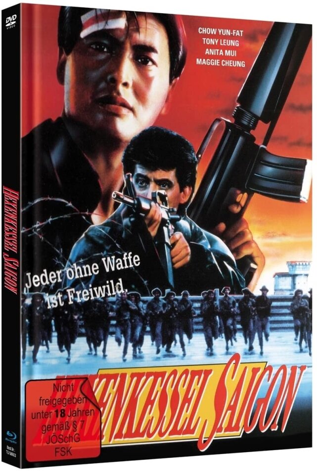 Hexenkessel Saigon (1989) Cover B, Limited Edition, Mediabook, Blu-ray + DVD
