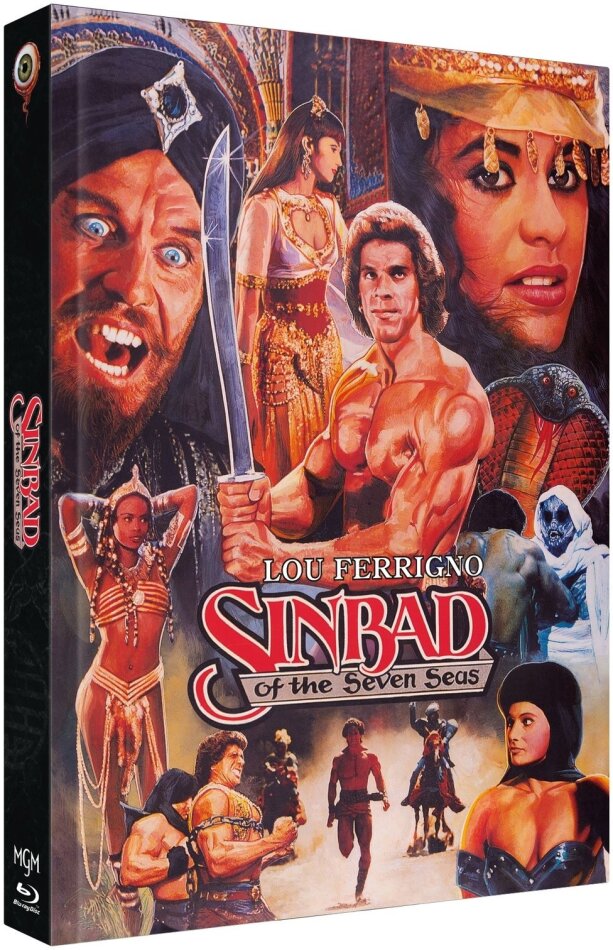 Sinbad of the Seven Seas (1989) Cover B, Limited Edition, Mediabook, Uncut, Blu-ray + DVD
