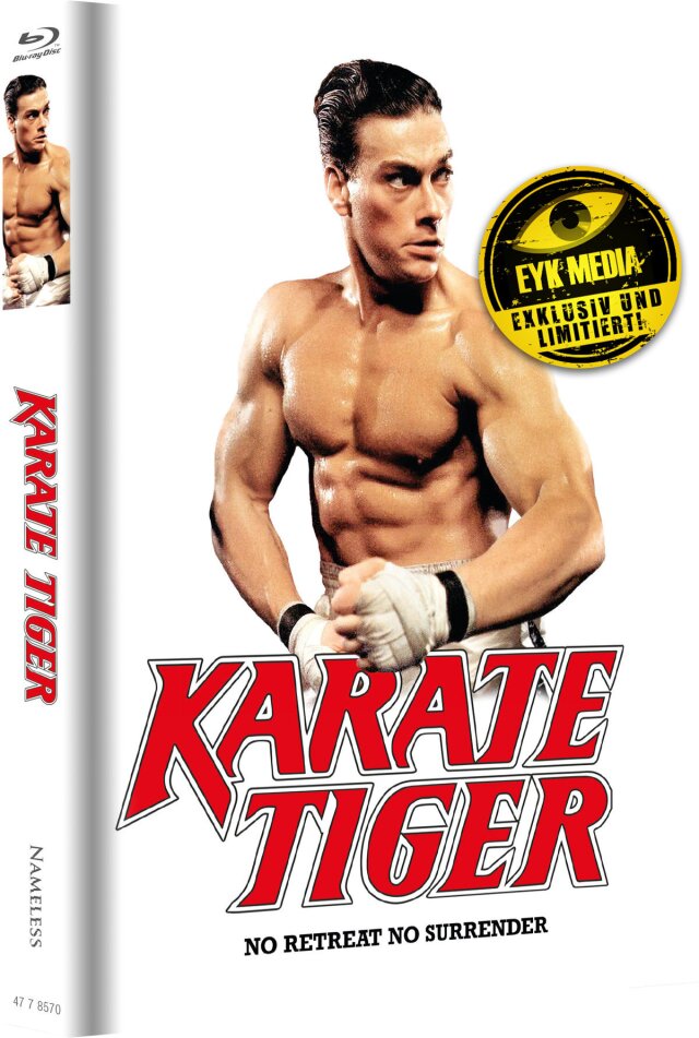 Karate Tiger (1986) Cover E, Wattiert, Limited Edition, Mediabook, Uncut, 2 Blu-rays