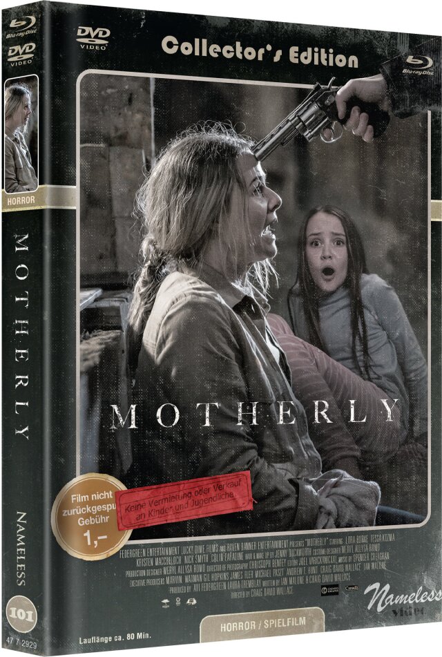 Motherly (2021) Cover C, Collector's Edition, Limited Edition, Mediabook, Blu-ray + DVD