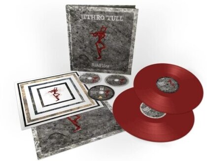 Jethro Tull - R&ouml;kFl&ouml;te (Boxset, Artbook, &Eacute;dition Limit&eacute;e, Dark Red Vinyl, 2 LP + 2 CD + Blu-ray)