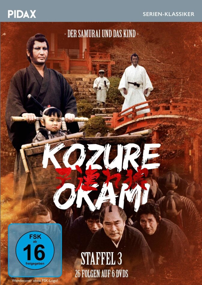 Kozure Okami - Der Samurai und das Kind - Staffel 3 Pidax Serien-Klassiker, 6 DVDs