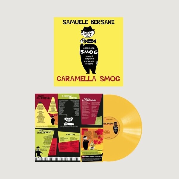 Samuele Bersani - Caramella Smog 2023 Reissue, Yellow Vinyl, LP