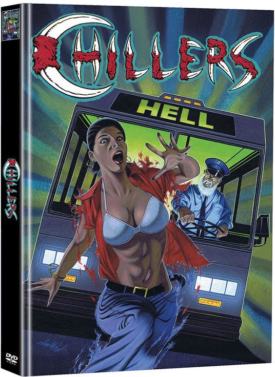 Chillers (1988) Cover C, Super Spooky Stories, Limited Edition, Mediabook, 2 DVDs