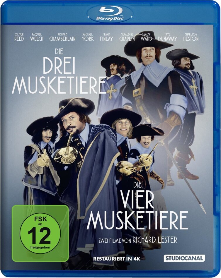 Die Musketiere - Einer für Alle - Alle für Einen! Neuauflage, 2 Blu-rays