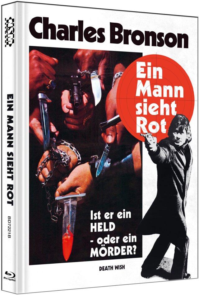 Ein Mann sieht rot (1974) Cover E, Limited Edition, Mediabook, Uncut