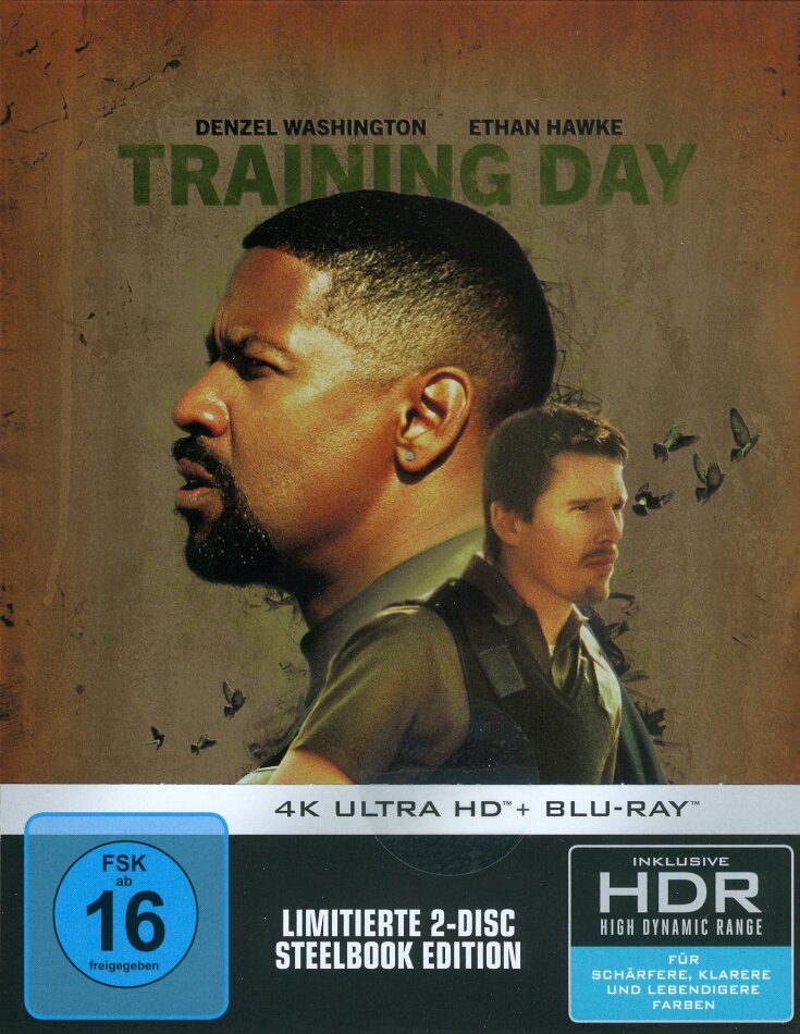 Training Day (2001) Limited Edition, Steelbook, 4K Ultra HD + Blu-ray