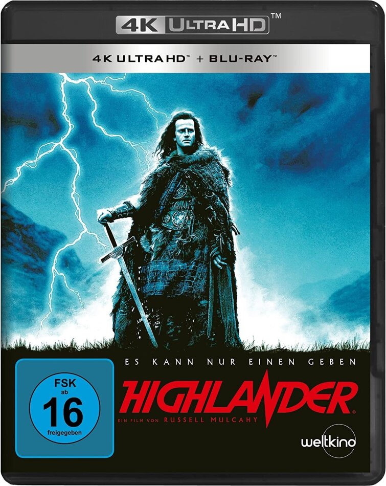 Highlander (1986) 4K Ultra HD + Blu-ray