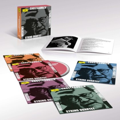 Emerson String Quartet & Dimitri Schostakowitsch (1906-1975) - The String Quartets (5 CDs)