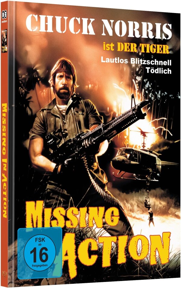 Missing in Action (1984) Cover C, Édition Limitée, Mediabook, Blu-ray + DVD