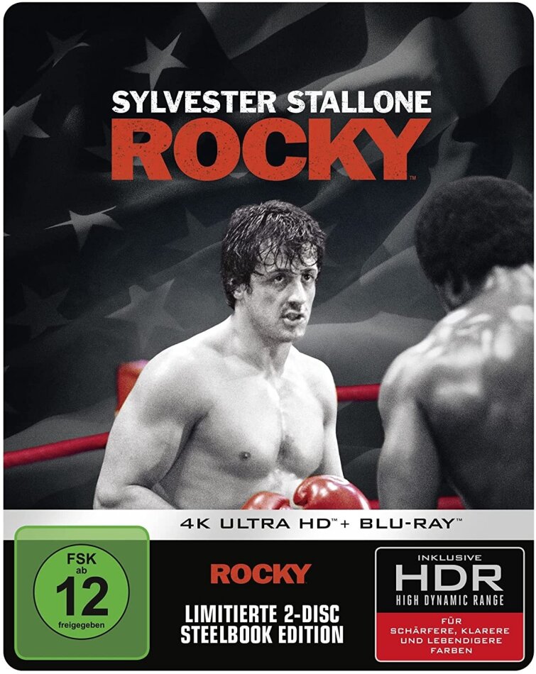 Rocky (1976) Limited Edition, Steelbook, 4K Ultra HD + Blu-ray