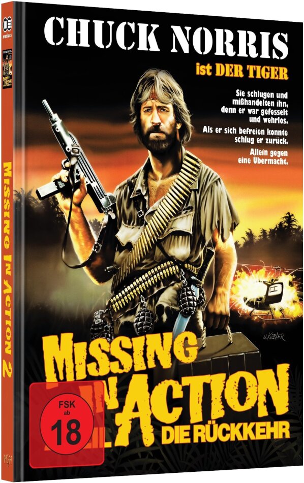 Missing in Action 2 - Die Rückkehr (1985) Cover A, Limited Edition, Mediabook, Blu-ray + DVD