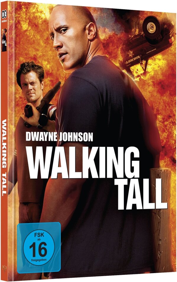 Walking Tall (2004) Cover B, Limited Edition, Mediabook, Blu-ray + DVD