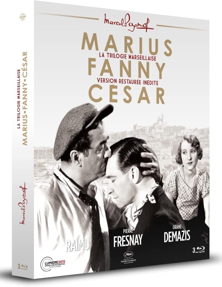 La Trilogie Marseillaise - Marius / Fanny / César Collection Marcel Pagnol, 3 Blu-rays
