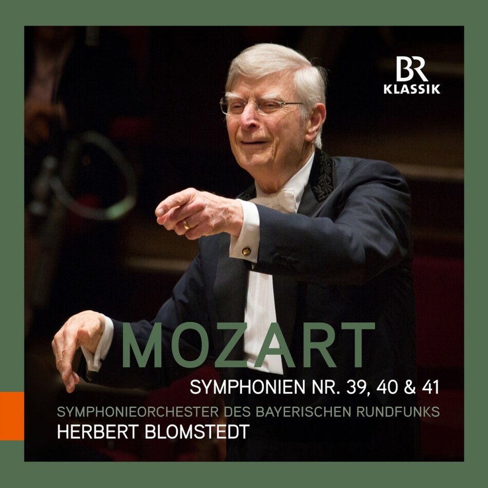 Wolfgang Amadeus Mozart (1756-1791), Herbert Blomstedt & Symphonieorchester des Bayerischen Rundfunks - Symphonien Nr.39, 40 & 41 2 CDs