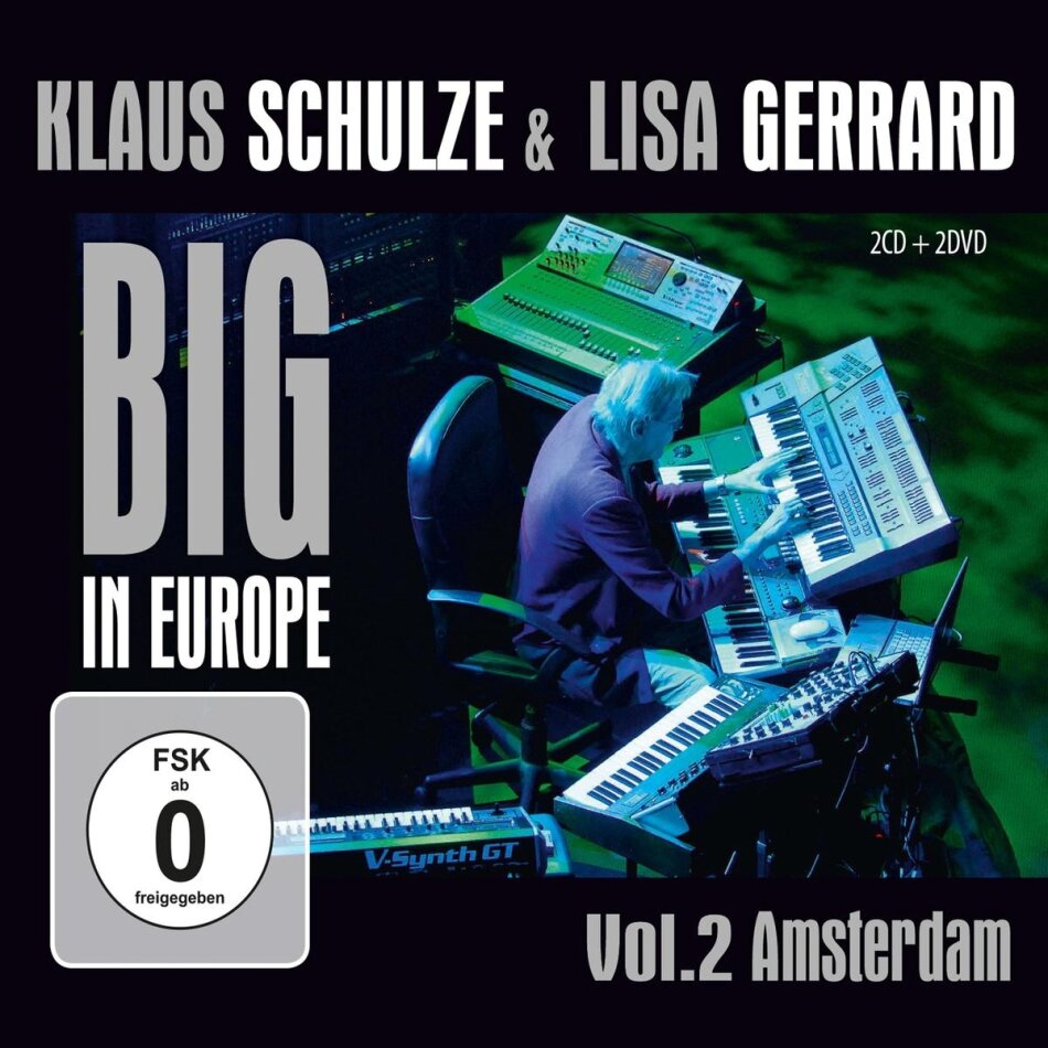 Klaus Schulze & Lisa Gerrard (Dead Can Dance) - Big In Europe Vol. 2 - Amsterdam 2023 Reissue, Jewel Case, 2 CDs + 2 DVDs