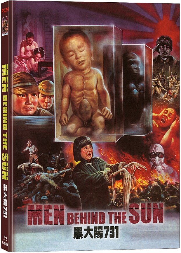 Men Behind The Sun (1988) Cover B, Édition Limitée, Mediabook, Uncut, Blu-ray + DVD
