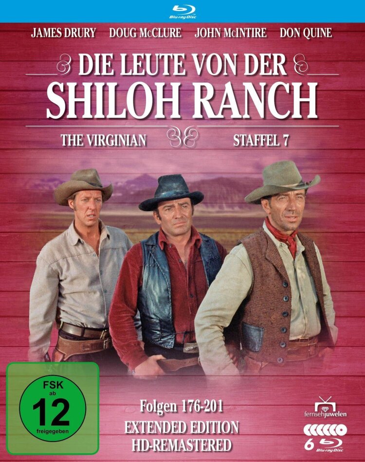Die Leute von der Shiloh Ranch - Staffel 7 Remastered, 6 Blu-rays