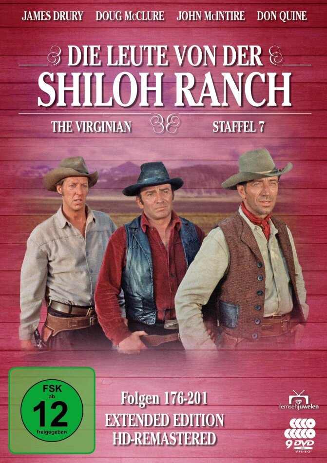 Die Leute von der Shiloh Ranch - Staffel 7 Remastered, 9 DVDs