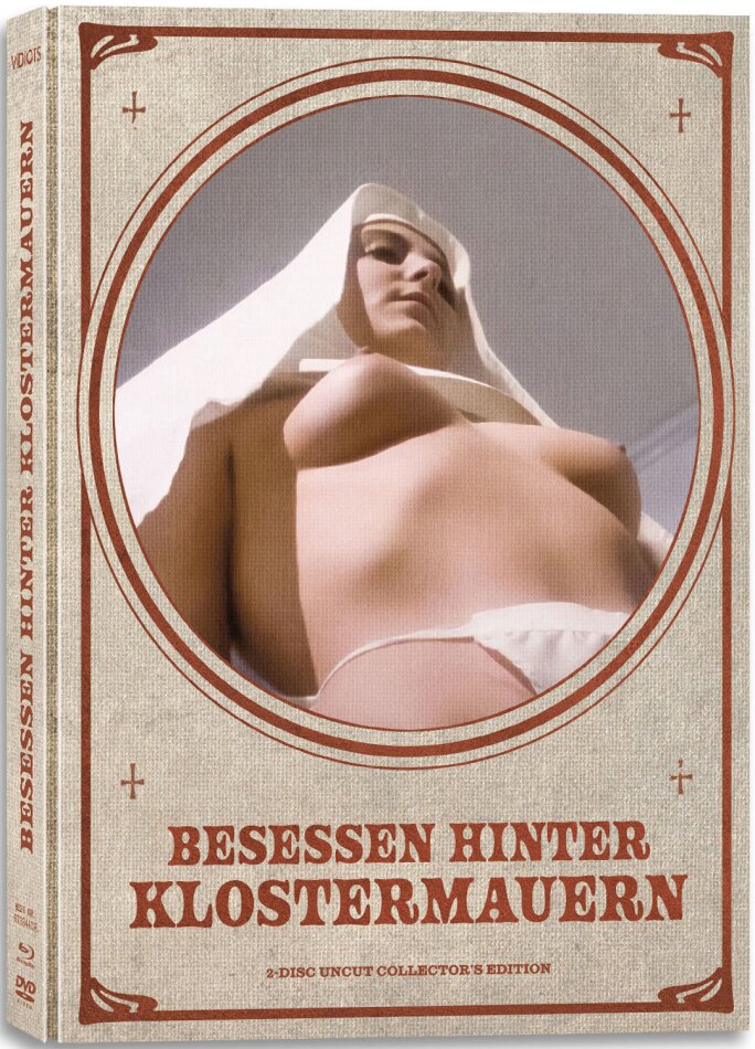 Besessen hinter Klostermauern (1979) Cover A, Collector's Edition, Limited Edition, Mediabook, Uncut, Blu-ray + DVD