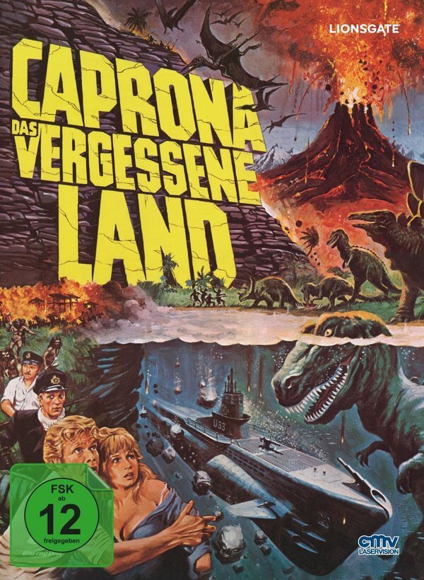 Caprona - Das vergessene Land (1974) Cover A, Limited Edition, Mediabook, Blu-ray + DVD