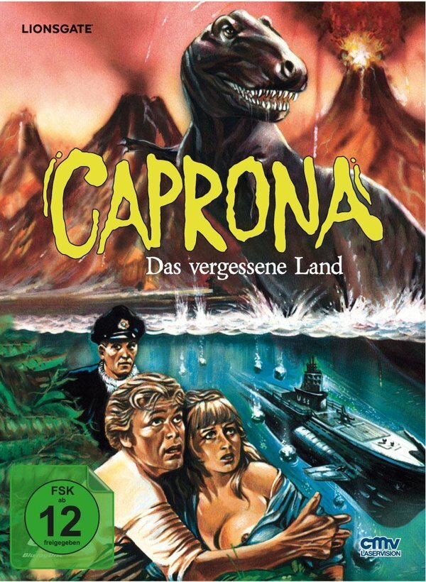 Caprona - Das vergessene Land (1974) Cover B, Limited Edition, Mediabook, Blu-ray + DVD