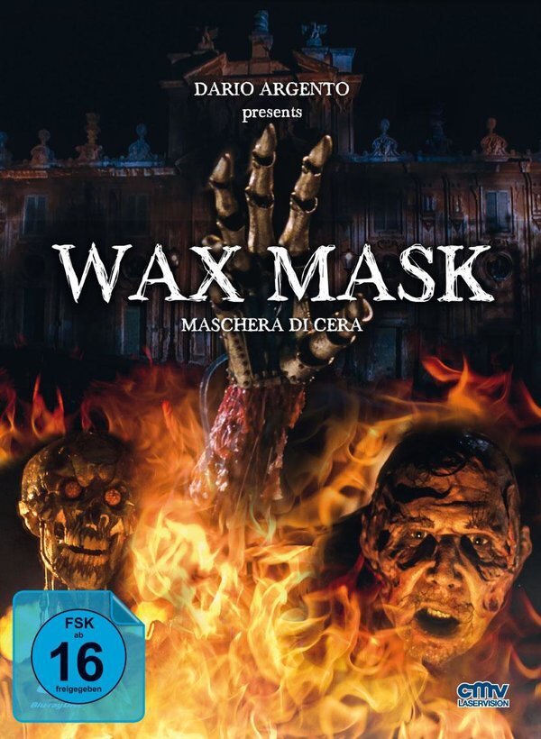 Wax Mask (1997) Cover B, Limited Edition, Mediabook, Blu-ray + DVD