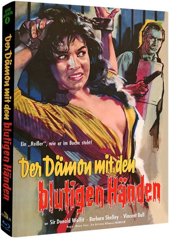 Der Dämon mit den blutigen Händen (1958) Cover A, Édition Limitée, Mediabook