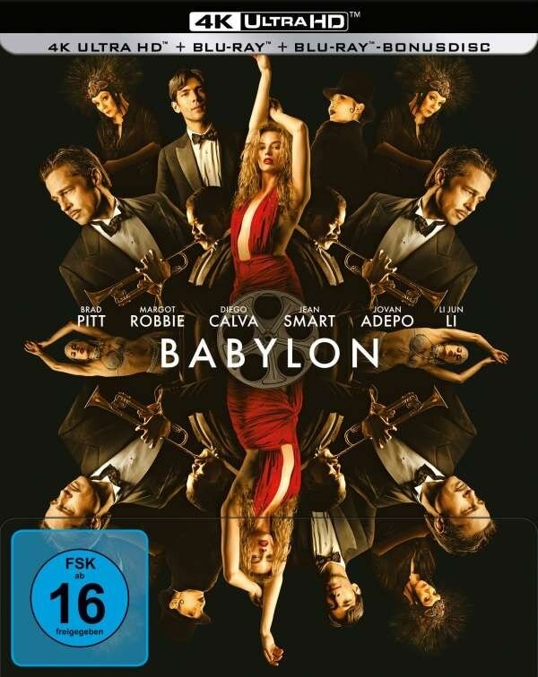 Babylon - Rausch der Ekstase (2022) Limited Edition, Steelbook, 4K Ultra HD + 2 Blu-rays
