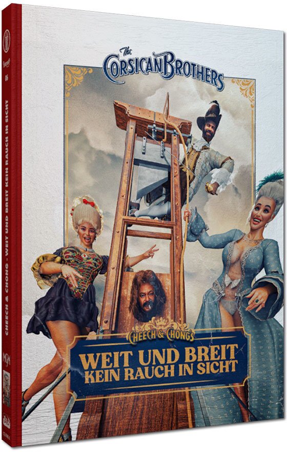 Cheech & Chong's Weit und breit kein Rauch in Sicht (1984) Cover A, Wattiert, Limited Edition, Mediabook, Blu-ray + DVD