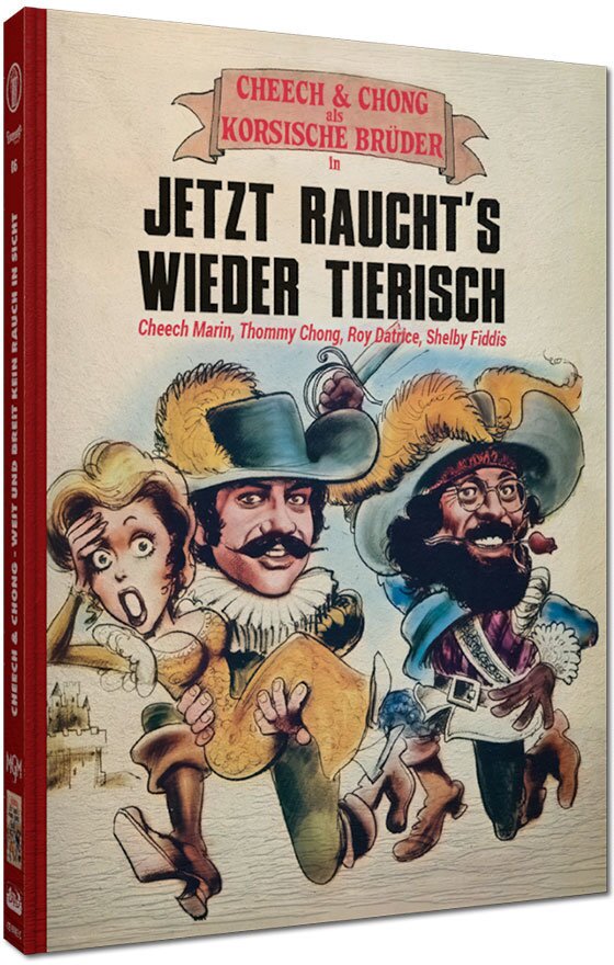 Cheech & Chong: Jetzt raucht's wieder tierisch (1984) Cover B, Limited Edition, Mediabook, Blu-ray + DVD