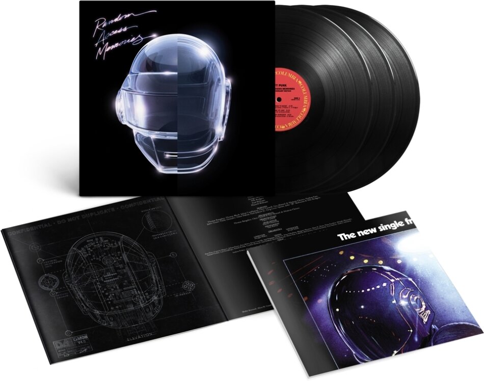 Daft Punk - Random Access Memories 2023 Reissue, 10th Anniversary Edition, 3 LPs