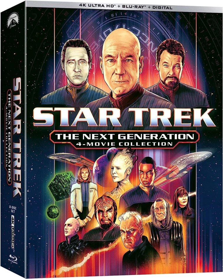 Star Trek - The Next Generation - 4-Movie Collection 4 4K Ultra HDs + 4 Blu-rays