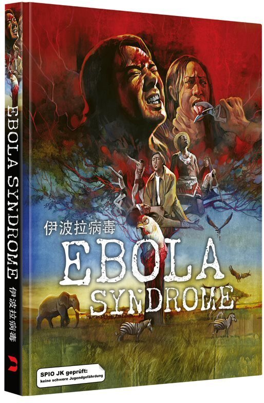 Ebola Syndrome (1996) Cover B, Édition Limitée, Mediabook, Uncut, Blu-ray + DVD