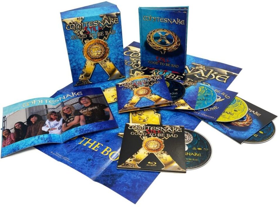 Whitesnake - Still... Good To Be Bad 2023 Reissue, Warner Music, Hardcover Book, 4 CDs + Blu-ray