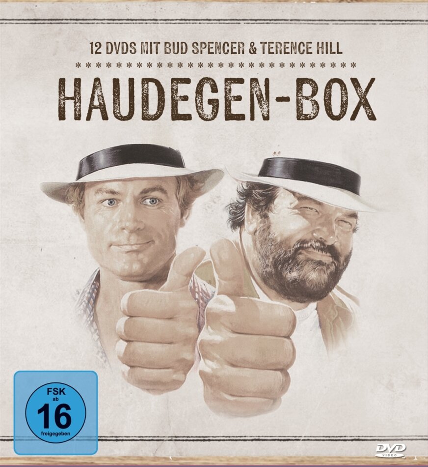 Haudegen-Box - Bud Spencer & Terence Hill Remastered, 12 DVDs