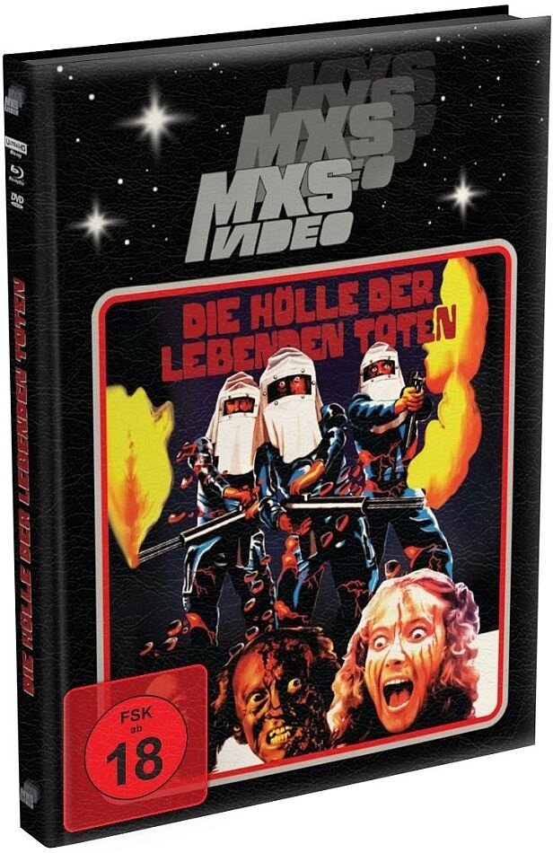 Die Hölle der lebenden Toten (1980) Cover A, Wattiert, Limited Edition, Mediabook, 4K Ultra HD + Blu-ray + DVD