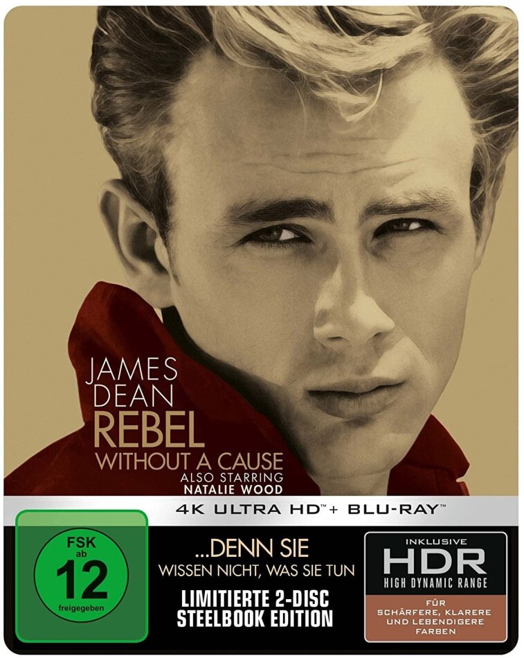 Rebel Without a Cause - ...denn sie wissen nicht, was sie tun (1955) Limited Edition, Steelbook, 4K Ultra HD + Blu-ray