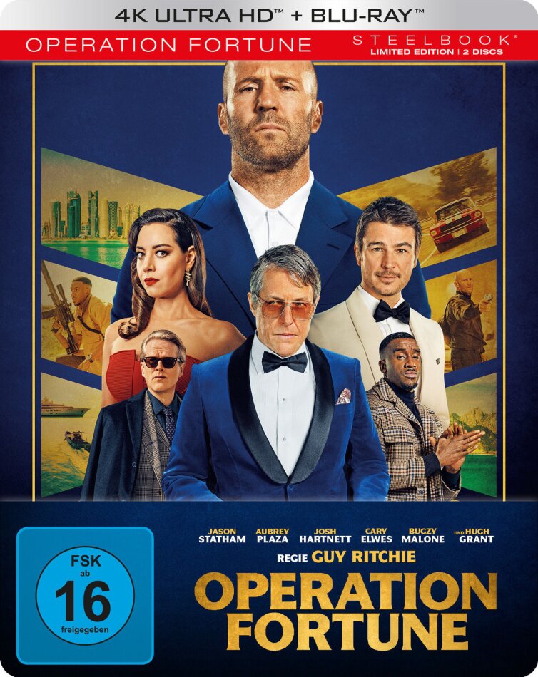 Operation Fortune (2023) Limited Edition, Steelbook, 4K Ultra HD + Blu-ray